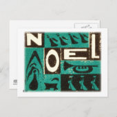 Noel Green Feestdagenkaart (Voorkant / Achterkant)