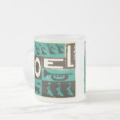 Noel Green Matglas Koffiemok (Voorkant links)