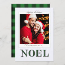 Noel Green Pset Pattern-kerstfeestkaart