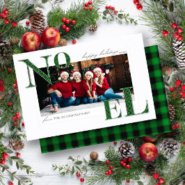 Noel Green Pset Pattern-kerstfeestkaart Feestdagenkaart
