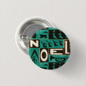Noel Green Ronde Button 3,2 Cm (Voorkant /achterkant)