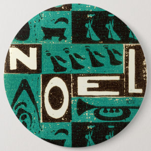 Noel Green Ronde Button 6,0 Cm