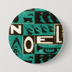 Noel Green Ronde Button 7,6 Cm