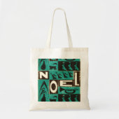 Noel Green Tote Bag (Voorkant)