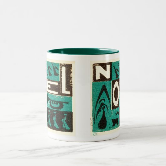 Noel Green Tweekleurige Koffiemok (Center)