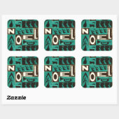 Noel Green Vierkante Sticker (Vel)