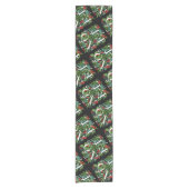 NOEL Groen en bessen Kerstmis Korte Tafelloper (Voorkant)