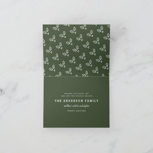 Noel hand getekend script kerstkaart feestdagen kaart (Binnen)