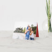 Noel hand getekend script kerstkaart feestdagen kaart (Voorkant)