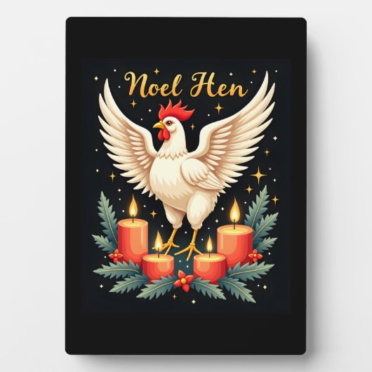 Noel Hen Chicken Fotoplaat (voorkant)
