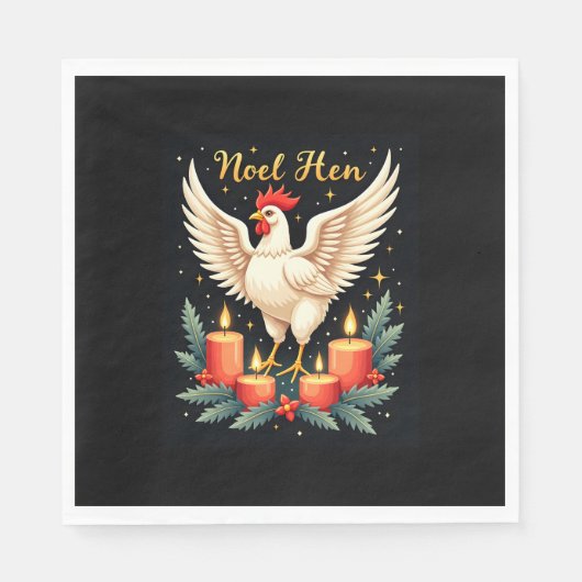 Noel Hen Chicken Servet (Voorkant)
