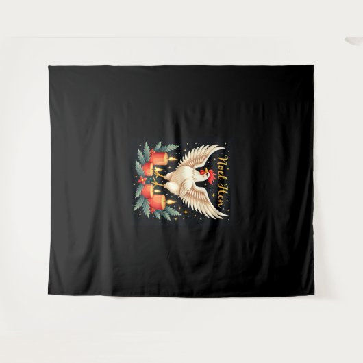 Noel Hen Chicken Wandkleed (Voorkant (horizontaal))