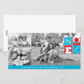 NOEL Holiday 4x8-fotokaart Feestdagenkaart (Voorkant / Achterkant)