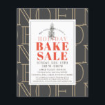 NOEL Holiday Bake Sale Dark Grey Flyer<br><div class="desc">Deze moderne en chic "NOEL" kerstfeestdag bake sale flyer heeft een donkergrijze achtergrond met een kerstboom. Pas het aan uw behoeften aan. In mijn winkel kun je passende producten vinden.</div>