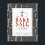 NOEL Holiday Bake Sale Dark Grey Flyer<br><div class="desc">Deze moderne en chic "NOEL" kerstfeestdag bake sale flyer heeft een donkergrijze achtergrond met een kerstboom. Pas het aan uw behoeften aan. In mijn winkel kun je passende producten vinden.</div>