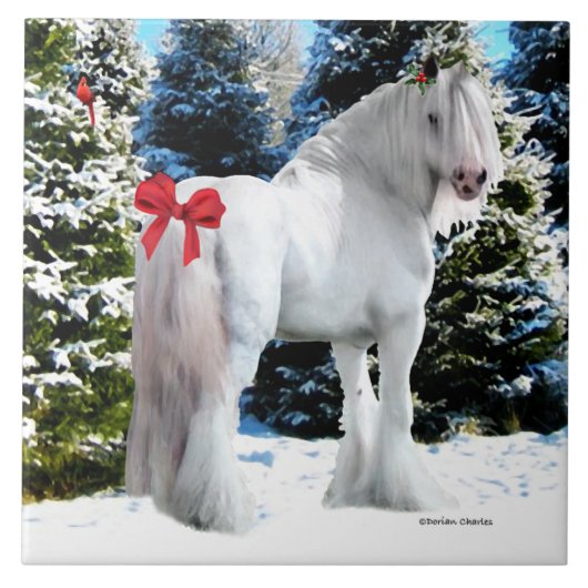 "Noel" Holiday Tile Tegeltje (Voorkant)