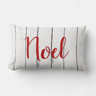 Noel Holiday Wreath Shiplap Rustiek Hout Kussen