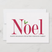 Noel Holly Design Holiday Flat-kaarten Feestdagenkaart (Voorkant)