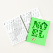 NOEL in Groene Kerstbomen Recept Boek (Binnen)