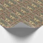 Noel in Parijs Cadeaupapier (Hoek)