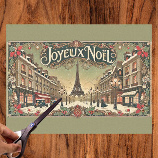 Noel in Parijs Tissuepapier