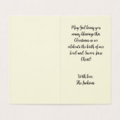 Noel Kaart (Binnenkant ongevouwen)