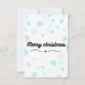 Noël-kaart Bedankkaart (Voorkant)