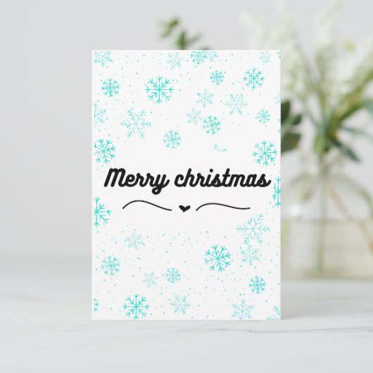 Noël-kaart Bedankkaart (Staand voorkant)