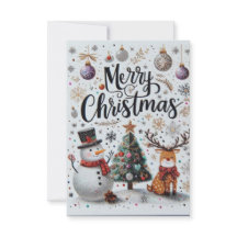 Noel-kaart - Merry Christmas