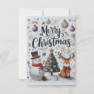 Noel-kaart - Merry Christmas