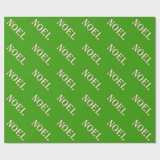 Noel Kerstmis Cadeaupapier (Vlak)