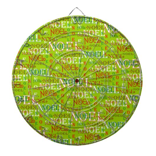 Noel Kerstmis Dartbord (Voorkant)