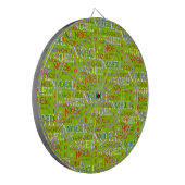 Noel Kerstmis Dartbord (Voorkant Links)
