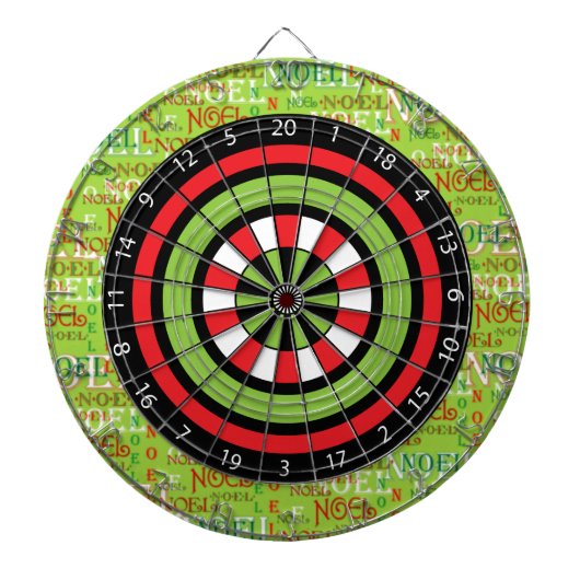 Noel Kerstmis Dartbord (Voorkant)