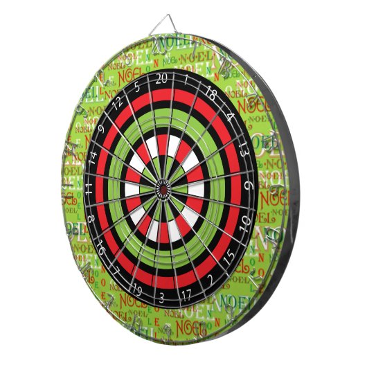 Noel Kerstmis Dartbord (Voorkant Rechts)