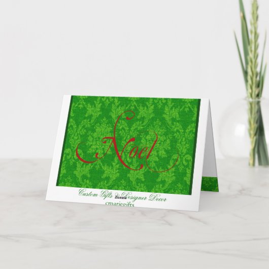 Noel Kerstmis Feestdagen Kaart (Achterkant)