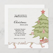 Noel Kerstmis Kaart (Voorkant / Achterkant)