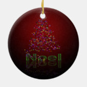 Noel Kerstmis Keramisch Ornament (Achterkant)