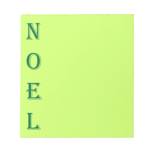 Noel Kerstmis Notitieblok (Voorkant)