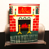 Noel Kerstmis open haard Artisan haakprint Magneet