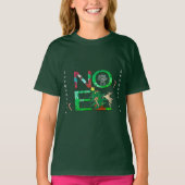 "Noel" Kerstmis T-shirt (Voorkant)