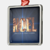 NOEL kerststal minimalistische kerst Metalen Ornament (Links)