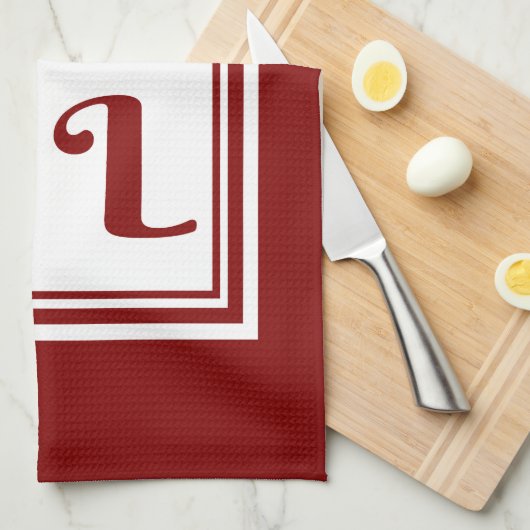 NOEL kerstvakantie rood en wit Theedoek (Quarter Fold)