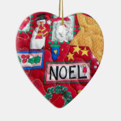 Noel Kerstversier Keramisch Ornament (Rechts)