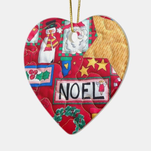 Noel Kerstversier Keramisch Ornament (Links)