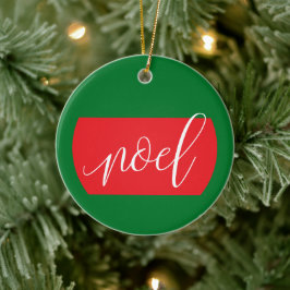 Noel - Kerstversiering Keramisch Ornament