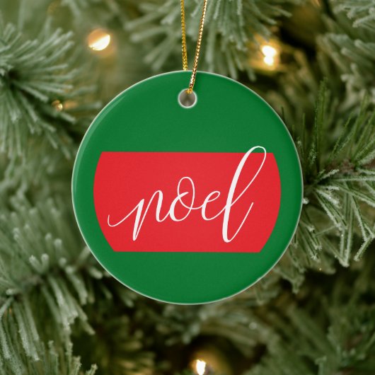 Noel - Kerstversiering Keramisch Ornament (Boom)