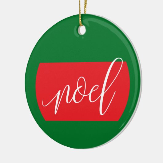 Noel - Kerstversiering Keramisch Ornament (Links)