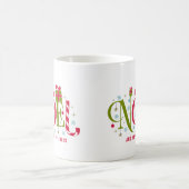 Noel kleurrijke en leuke typografie ontslag koffiemok (Center)