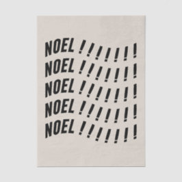 Noel Lettertype Tissuepapier